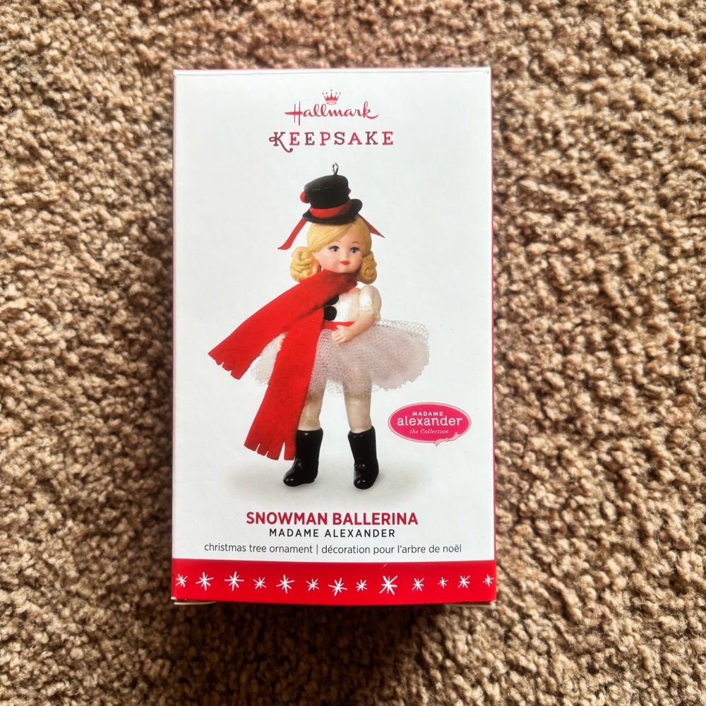 Hallmark Keepsake Snowman Ballerina Ornament